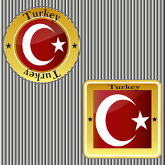Flag of Turkey.