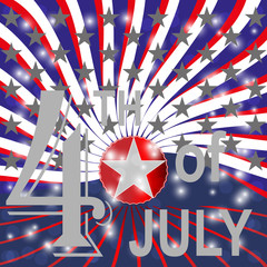 USA 4th july background.