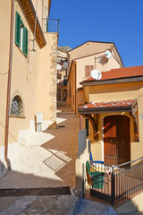 Castrocielo, Italy, 11/11/2017. A day of vacation in a small mountain village