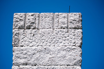 detail of Memorial obelisk to Partisans wounded in 1941. on top of Glavudza hill, Zlatibor , Serbia