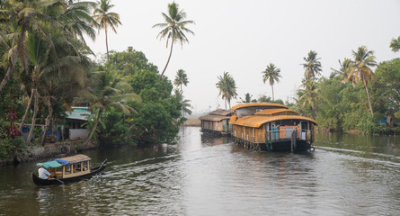 Houseboats, Kerala, India, South India Travel