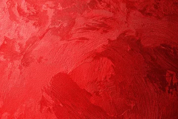 Poster de jardin Mur Texture de mur rouge