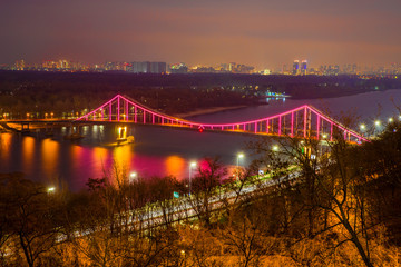 Colorful night in Kiev