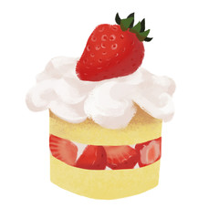 strawberry cake