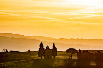 Val d'Orcia - Tuscany landscape with cypress