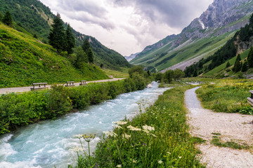 Alps french mountains Vanoise national park natural