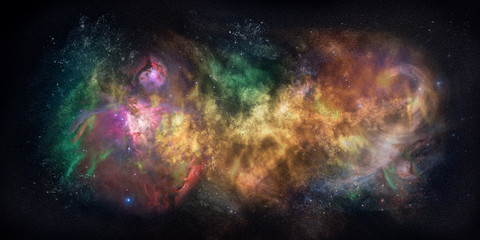 Obraz na płótnie Canvas synergies of space