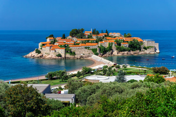 Fototapeta na wymiar Sveti Stefan, Montenegro, Europe