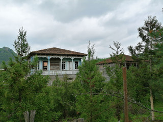 Fototapeta na wymiar Georgian oda houses