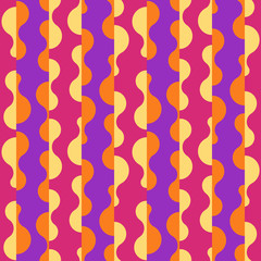 Abstract repeating drops. Vector spotty seamless pattern.