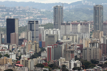 Obraz premium aerial view of Caracas city, Venezuela, South America