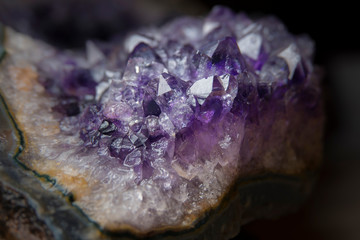 geologic amethyst druse
