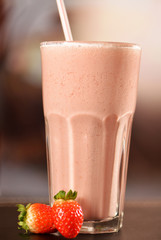 strawberry milk shake