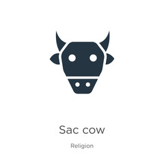 Fototapeta na wymiar Sacred cow icon vector. Trendy flat sacred cow icon from religion collection isolated on white background. Vector illustration can be used for web and mobile graphic design, logo, eps10