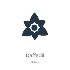 Daffadil icon vector. Trendy flat daffadil icon from nature collection isolated on white background. Vector illustration can be used for web and mobile graphic design, logo, eps10