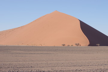 Pyramidenförmige Sanddüne