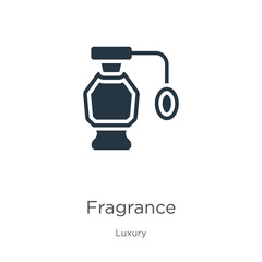 Fragrance icon vector. Trendy flat fragrance icon from luxury collection isolated on white background. Vector illustration can be used for web and mobile graphic design, logo, eps10