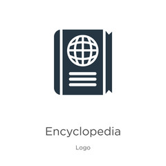 Encyclopedia icon vector. Trendy flat encyclopedia icon from logo collection isolated on white background. Vector illustration can be used for web and mobile graphic design, logo, eps10
