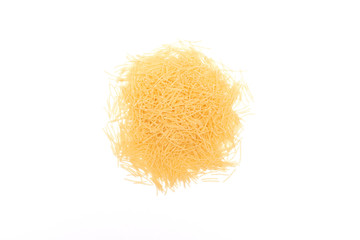 Pasta isolated on the white background.