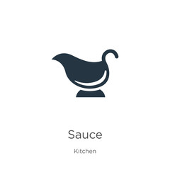 Sauce icon vector. Trendy flat sauce icon from kitchen collection isolated on white background. Vector illustration can be used for web and mobile graphic design, logo, eps10