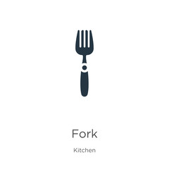 Fork icon vector. Trendy flat fork icon from kitchen collection isolated on white background. Vector illustration can be used for web and mobile graphic design, logo, eps10