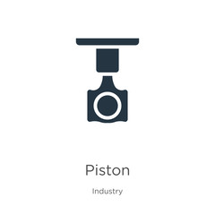 Piston icon vector. Trendy flat piston icon from industry collection isolated on white background. Vector illustration can be used for web and mobile graphic design, logo, eps10