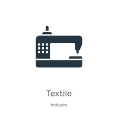 Textile icon vector. Trendy flat textile icon from industry collection isolated on white background. Vector illustration can be used for web and mobile graphic design, logo, eps10