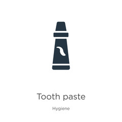 Tooth paste icon vector. Trendy flat tooth paste icon from hygiene collection isolated on white background. Vector illustration can be used for web and mobile graphic design, logo, eps10