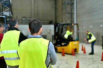 Paterna, Valencia, Spain: 11.15.2019; The studig to be wheelbarrows driver