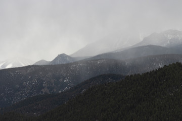 Storm Clouds on Pikes Peak