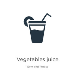 Vegetables juice icon vector. Trendy flat vegetables juice icon from gym and fitness collection isolated on white background. Vector illustration can be used for web and mobile graphic design, logo,