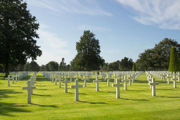 Normandy American Cemetery for Allied Soldiers of D-Day 1944