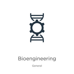 Bioengineering icon vector. Trendy flat bioengineering icon from general collection isolated on white background. Vector illustration can be used for web and mobile graphic design, logo, eps10