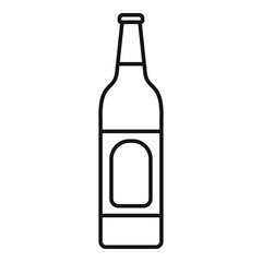 Lime soda drink icon. Outline lime soda drink vector icon for web design isolated on white background