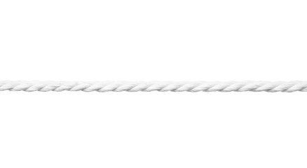Clean rope on white background
