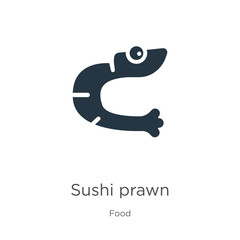 Sushi prawn icon vector. Trendy flat sushi prawn icon from food collection isolated on white background. Vector illustration can be used for web and mobile graphic design, logo, eps10