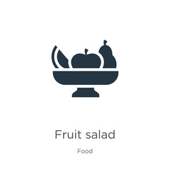Fruit salad icon vector. Trendy flat fruit salad icon from food collection isolated on white background. Vector illustration can be used for web and mobile graphic design, logo, eps10