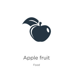 Apple fruit icon vector. Trendy flat apple fruit icon from food collection isolated on white background. Vector illustration can be used for web and mobile graphic design, logo, eps10