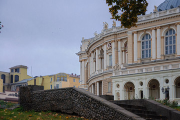 Fototapeta na wymiar Odessa National Academic Opera and Ballet Theater
