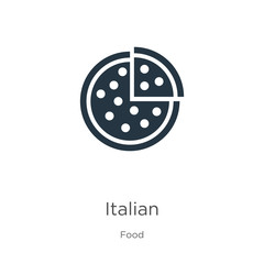 Italian icon vector. Trendy flat italian icon from food collection isolated on white background. Vector illustration can be used for web and mobile graphic design, logo, eps10