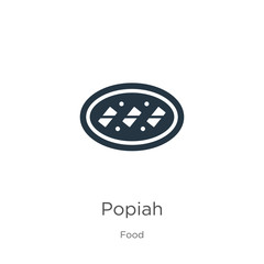 Popiah icon vector. Trendy flat popiah icon from food collection isolated on white background. Vector illustration can be used for web and mobile graphic design, logo, eps10