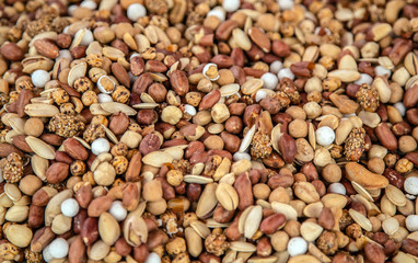 Natural background mix pattern nut pistachios seed