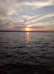 Fototapeta premium sunset over sea