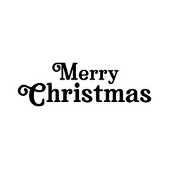 Merry christmas vector text. Lettering Xmas design. Typography for Holiday Greeting banner or card.