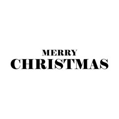 Merry christmas vector text. Lettering Xmas design. Typography for Holiday Greeting banner or card.