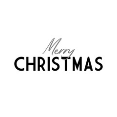 Fototapeta premium Merry christmas vector text. Lettering Xmas design. Typography for Holiday Greeting banner or card.