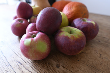 Stack of Autumn Apples