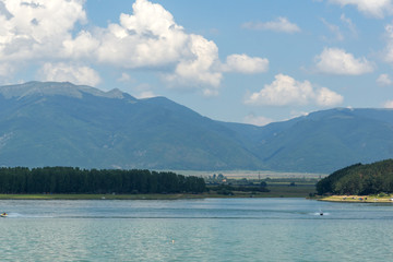 Landscape from dam of Koprinka Reservoir, Bulgaria