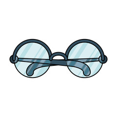 eyeglasses optical accessory isolated icon