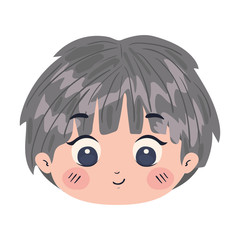 Isolated boy cartoon vector design